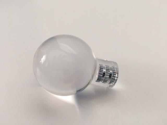 20 Clear Knobs Handles Pulls Kitchen Cabinet Hardware Acrylic Glass