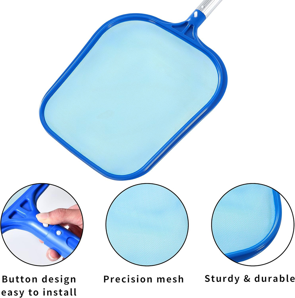 Pool Skimmer - Pool Skimmer Net with Reinforced Frame, Professional Pool Nets fo