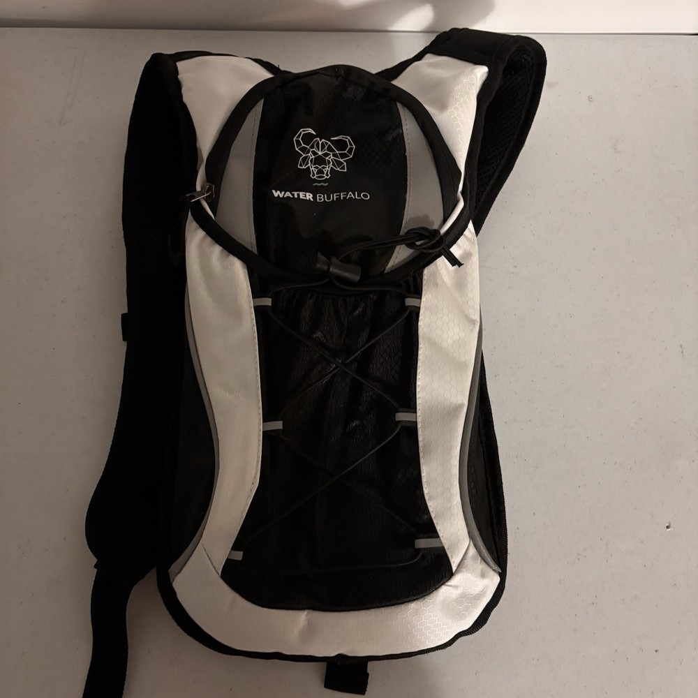 Water Buffalo Unisex Black Durable Hiking Camping Hydration Pack Backpack