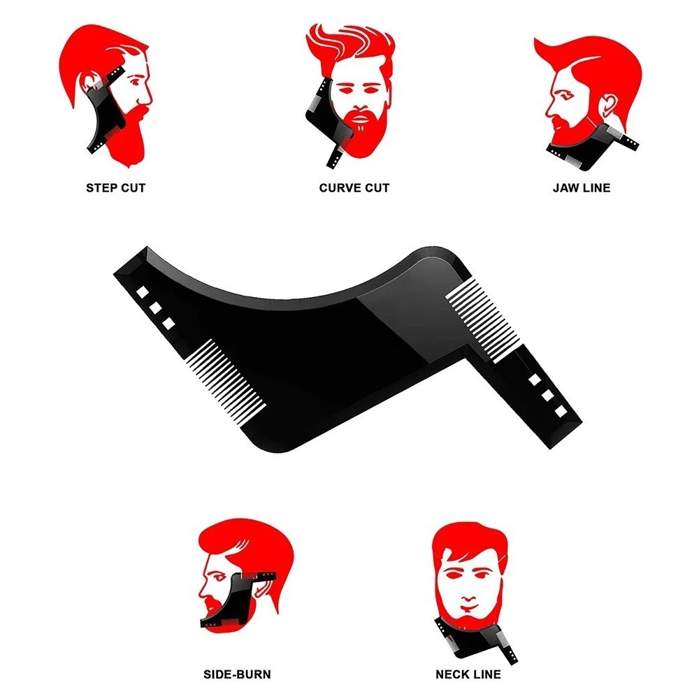 Beard Shaper for Men Beard Lineup Tool for Grooming Beard Guide Shaping Tool