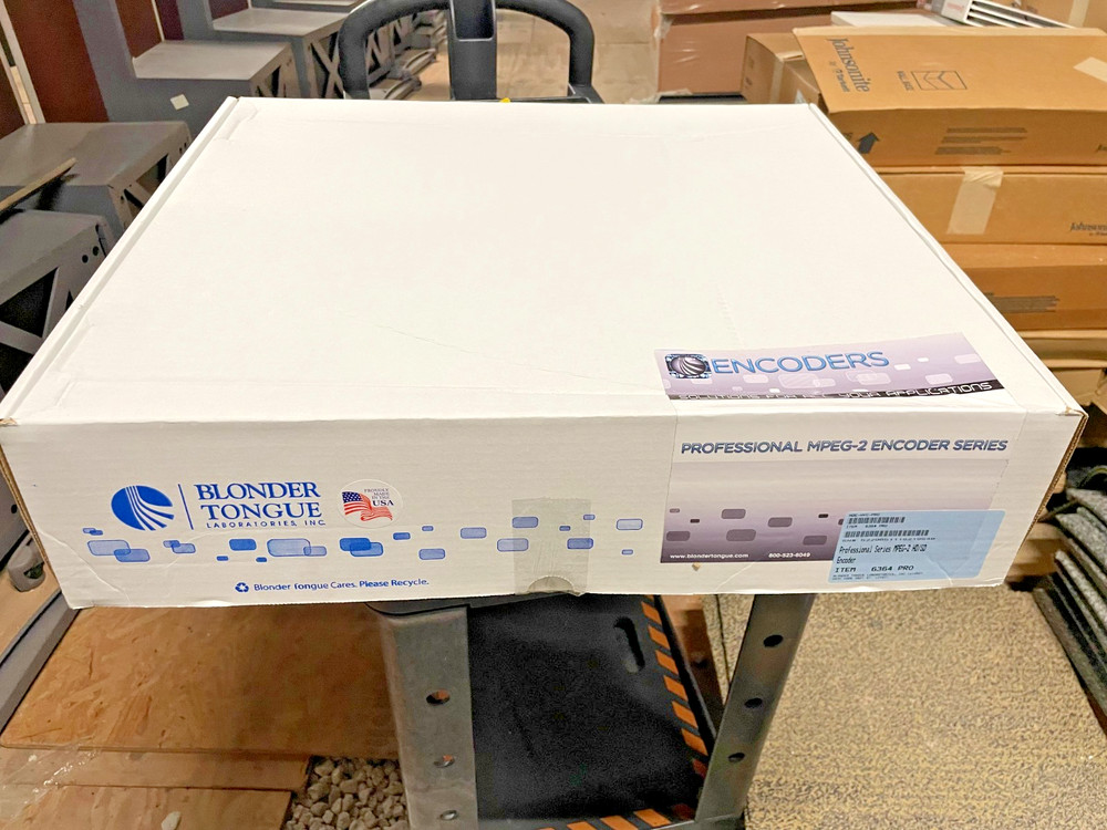 Blonder Tongue HDE-HVC-PRO Professional Series MPEG-2 HD/SD Encoder