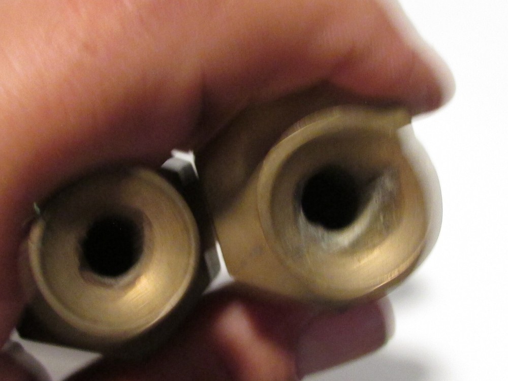 (2) Brass 2 3/4 Inch Incense Holders
