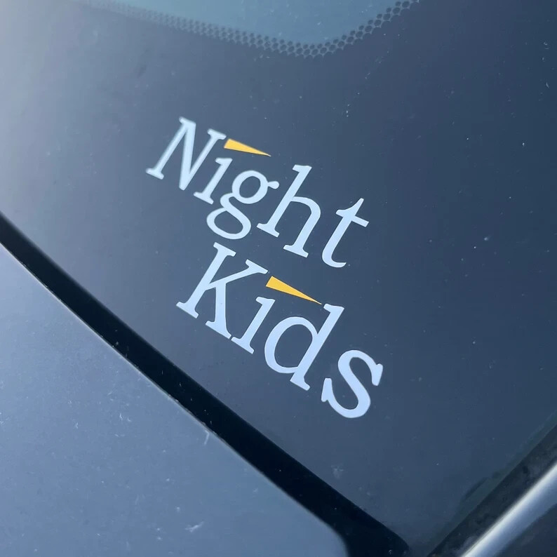 Night Kids Initial D team DECAL [Large Size]