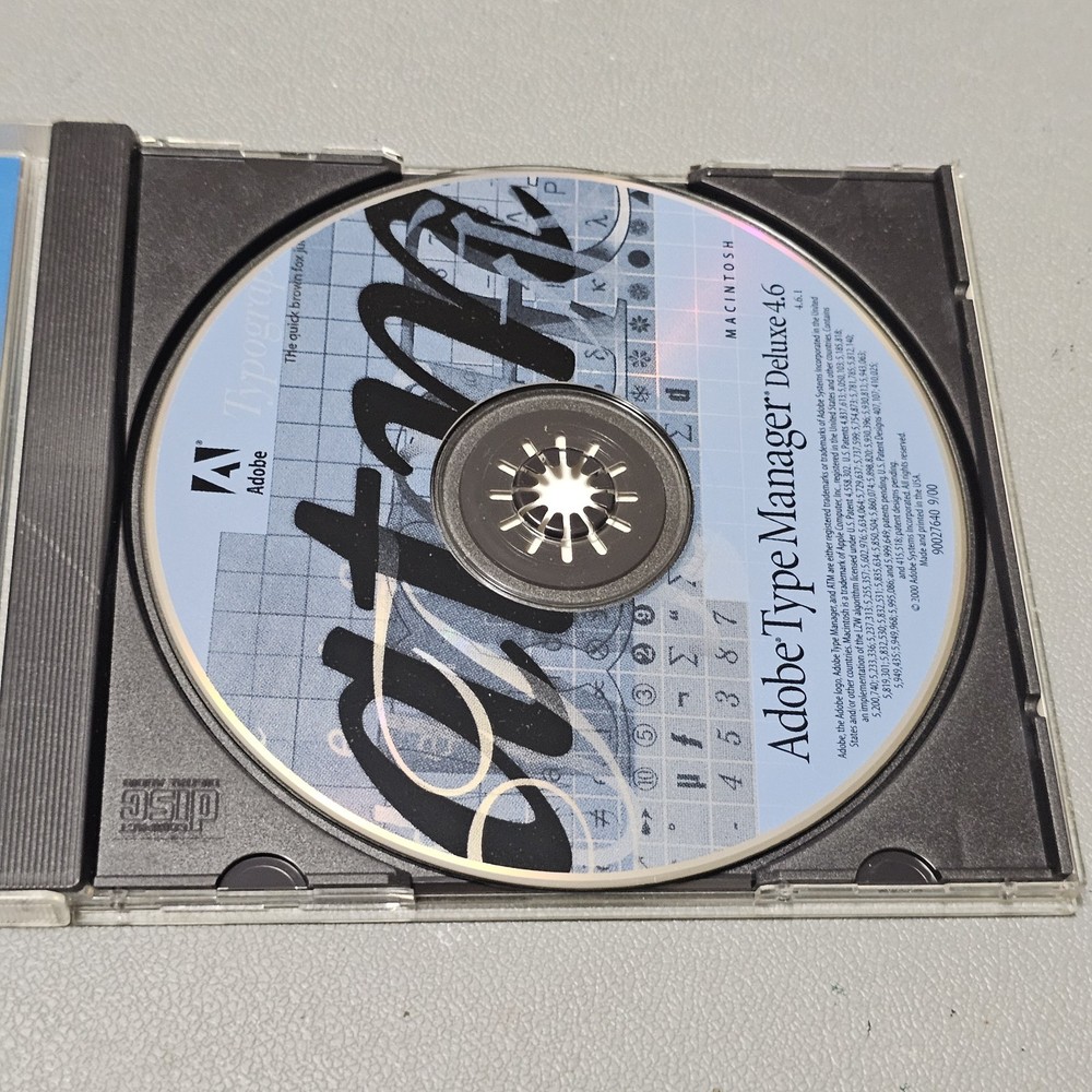 Adobe TypeManager 4.6 For Macintosh