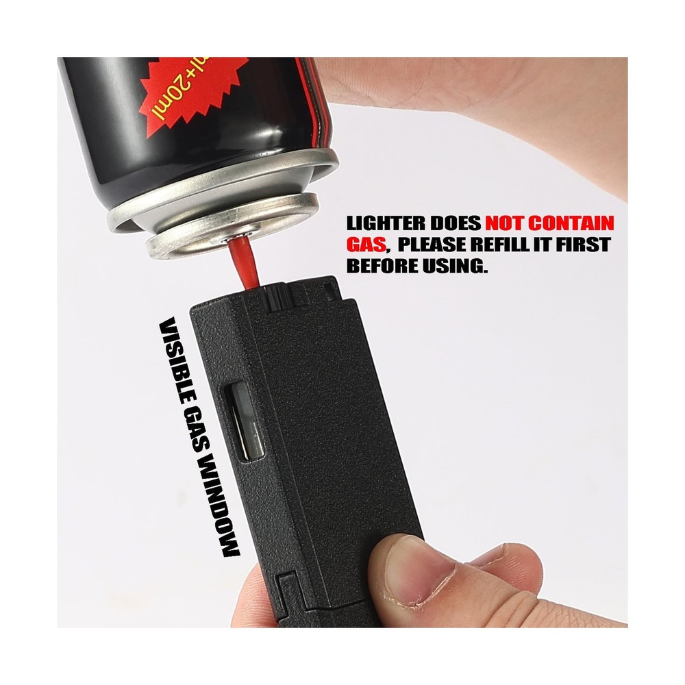 Butane Lighter with Keyhole, 2 Pack Double Jet Flame Torch Lighter ... Fast Ship