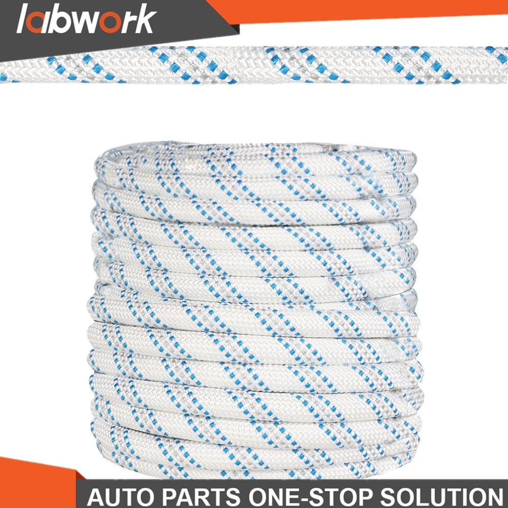 Labwork Pulling Rigging Line 5/8"×150' Double Braid Polyester Arborist Bull Rope