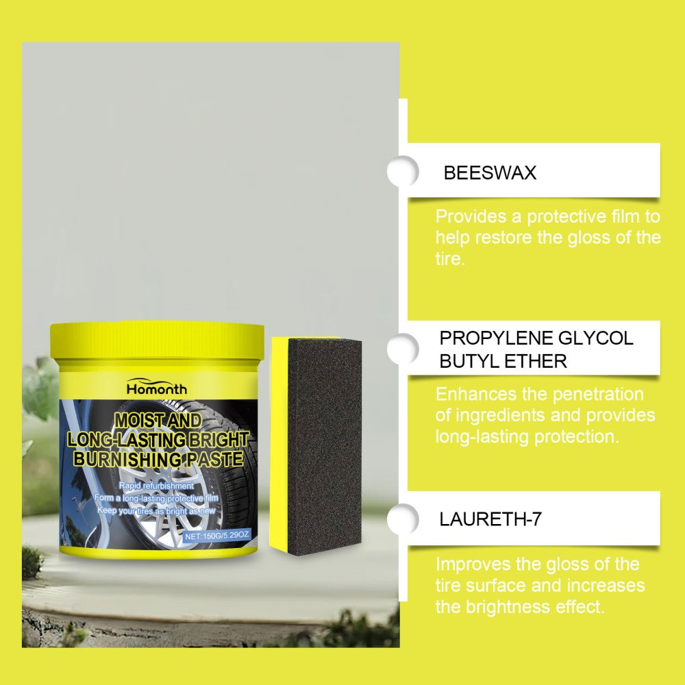 tire maintenance coating paste tire coating decontinat