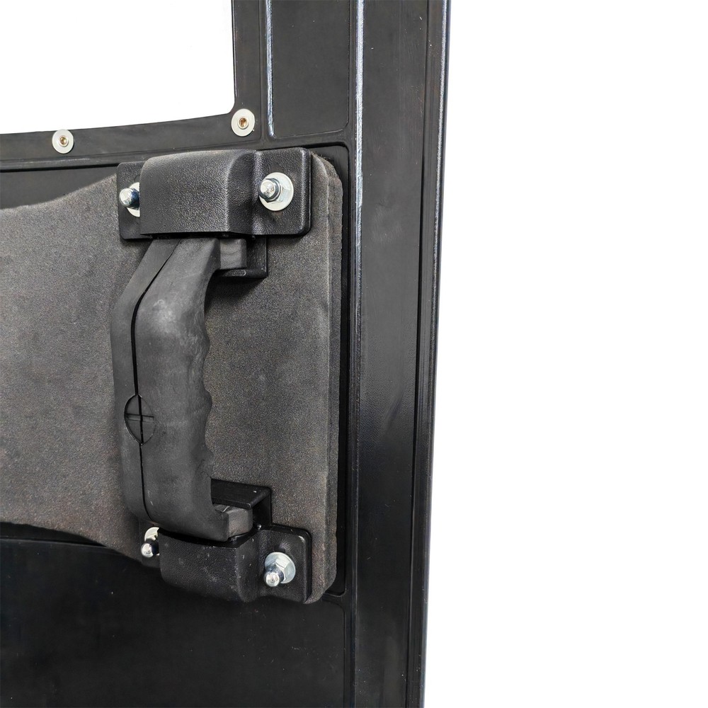 Black Four-Hole PC Riot Shield Security Protection High-quality PC Materials