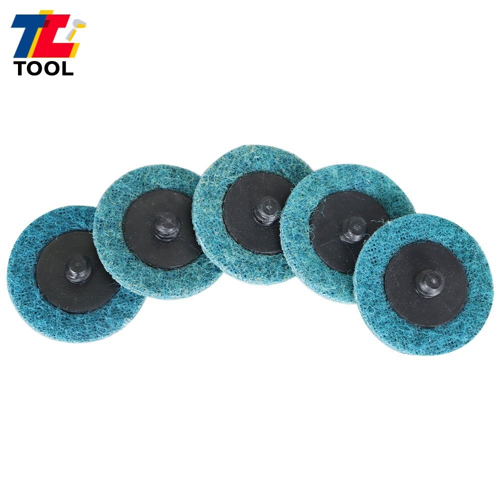 50Pcs 2" Fine Surface Conditioning Discs Roll Lock Grinder Sanding Pads