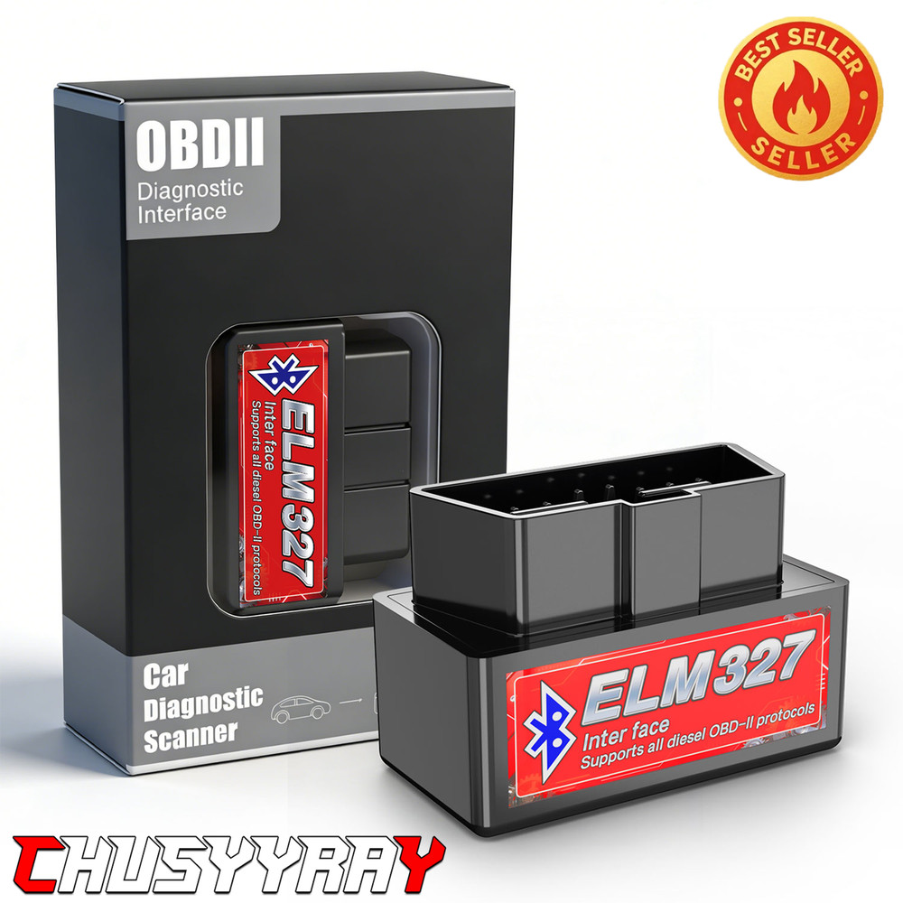 Mini ELM327 OBDII Bluetooth 5.1 Wireless Diagnostic Scanner Tool Code Reader