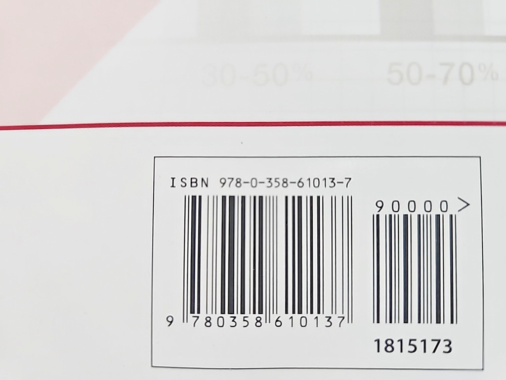 Math 180 - Decimals and Integers - HMH mSpace Student Textbook New