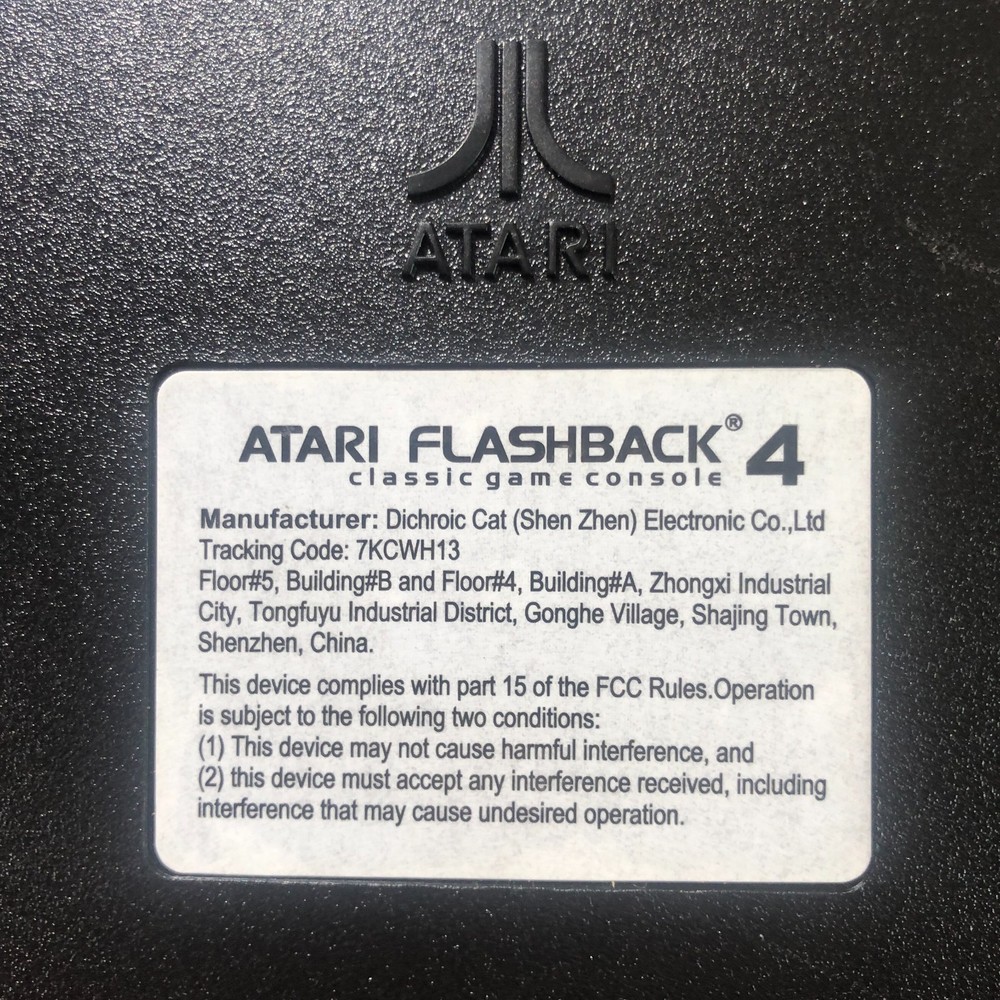 Atari Flashback 4 game console 75 games 2 controllers - VIDEO OF IT WORKING!
