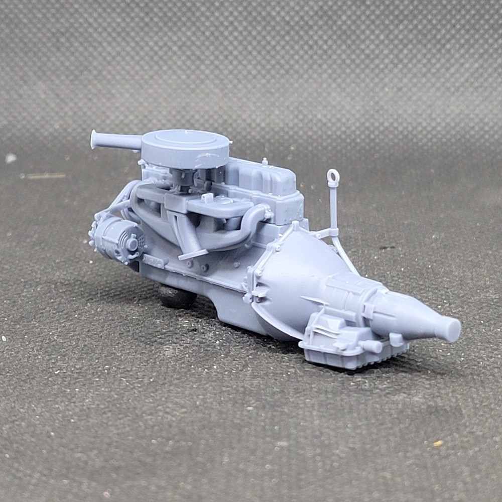Chevy Inline 6 "Turbo Thrift" model engine resin 3D printed 1/25 1/24
