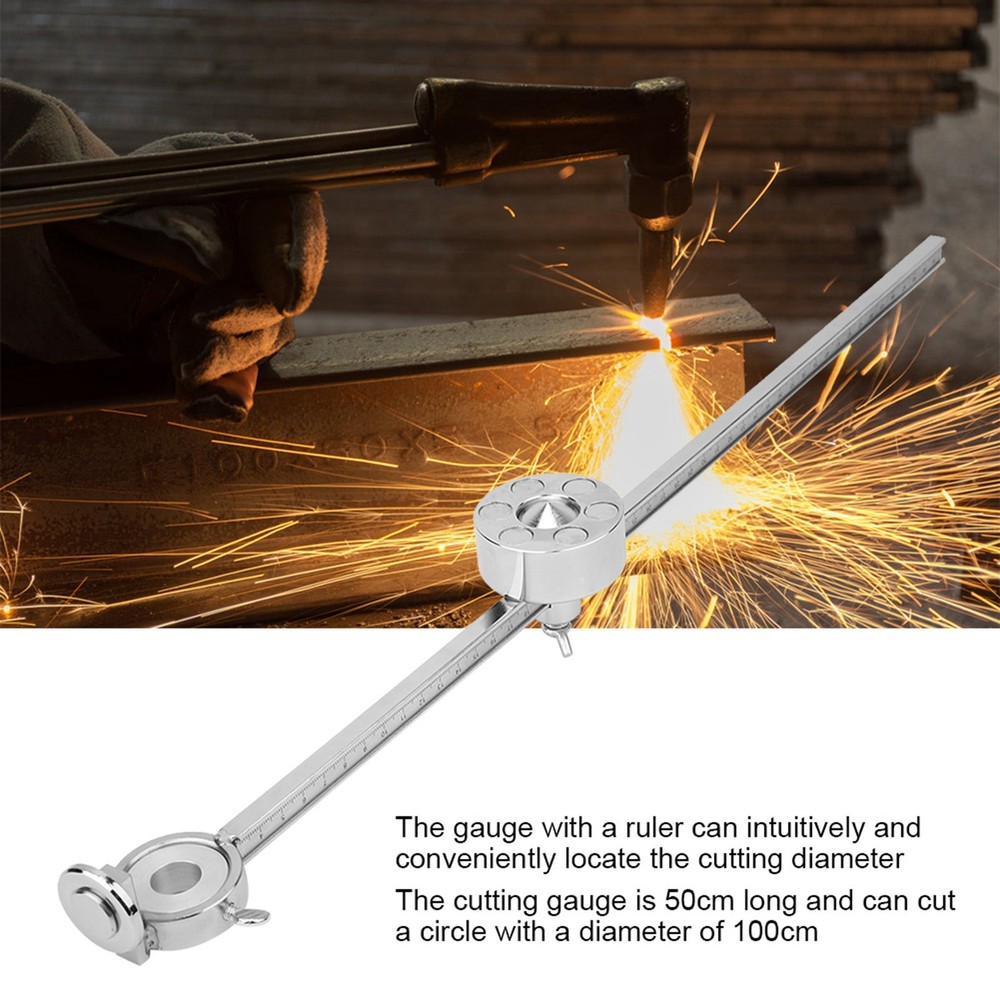 § Torch Compass Roller Guide Stainless Steel Oxygen Welding Cutting Tool