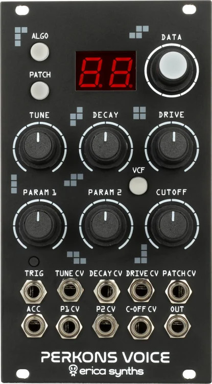 Erica Synths Perkons Voice Drum Machine Eurorack Module