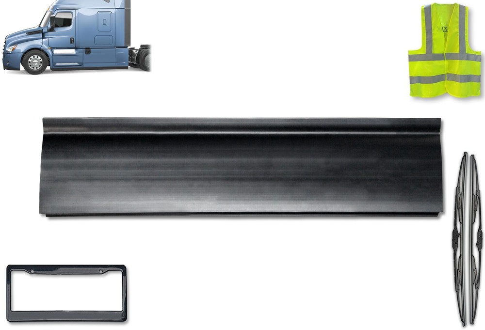 Rear Panel Stripe Short for Left Driver Side Freightliner Cascadia 2018+