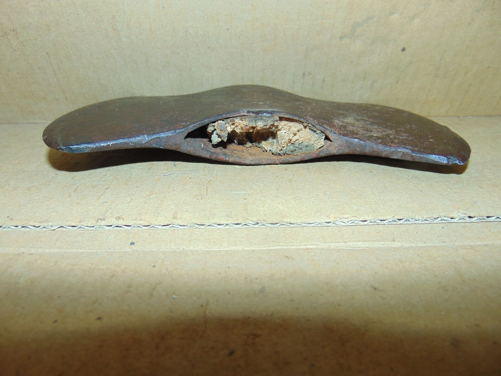 Very Old Double Edged Axe Head "Knot Klipper"