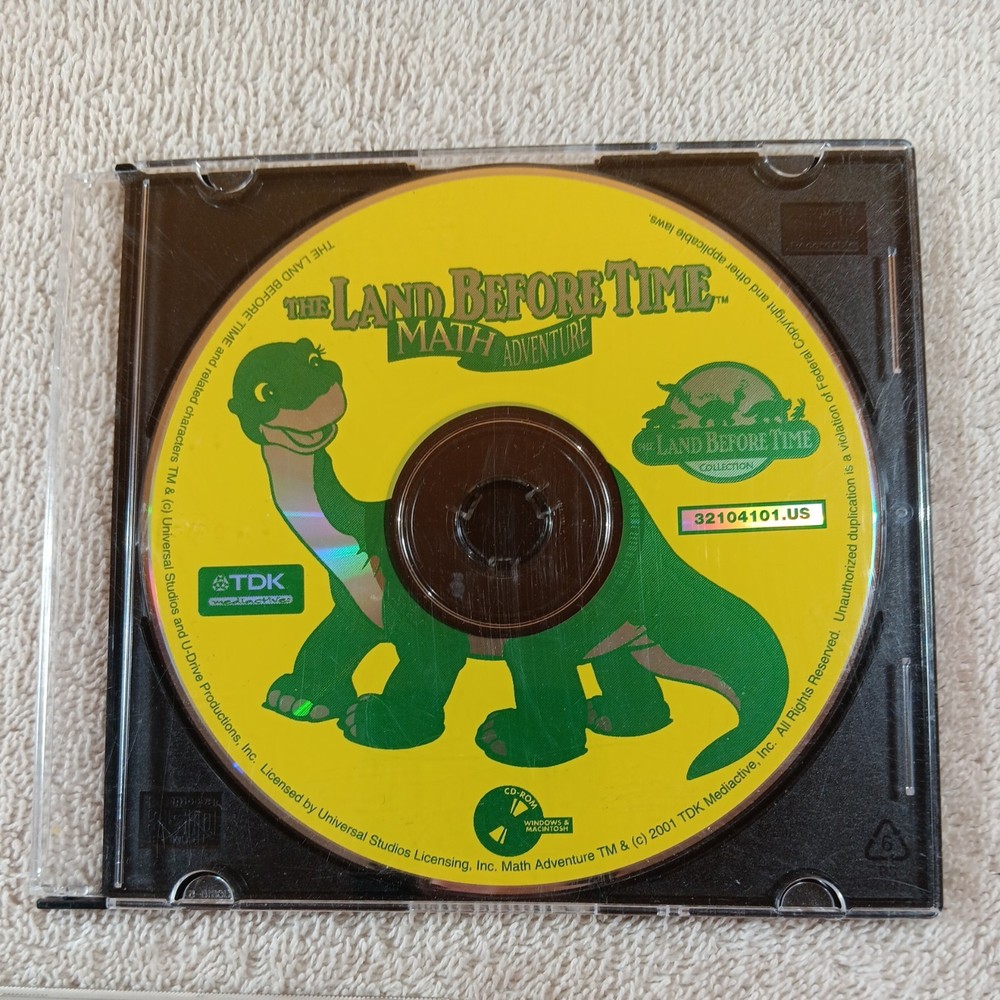 3 Pack, The Land Before Time, Math-broke case, Activity-sealed, Kindergarten,