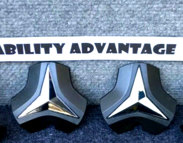 NEW: Permobil STAR HUB CAPS for 2.50x3 Caster Wheels, (1 pair), Version 1.