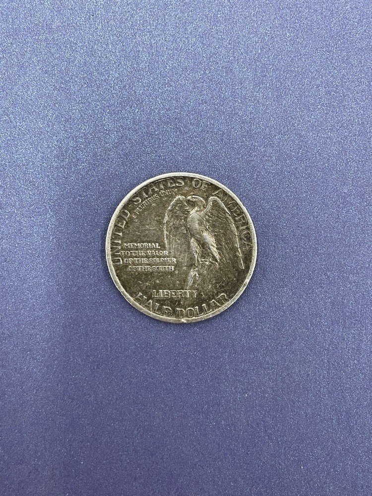 1925 Stone Mountain Commemorative Silver Half Dollar 50C