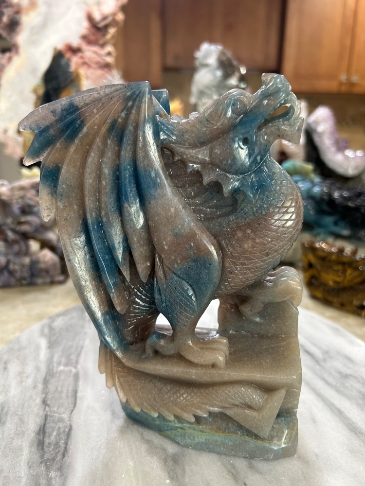 Trolleite fly Dragon carving