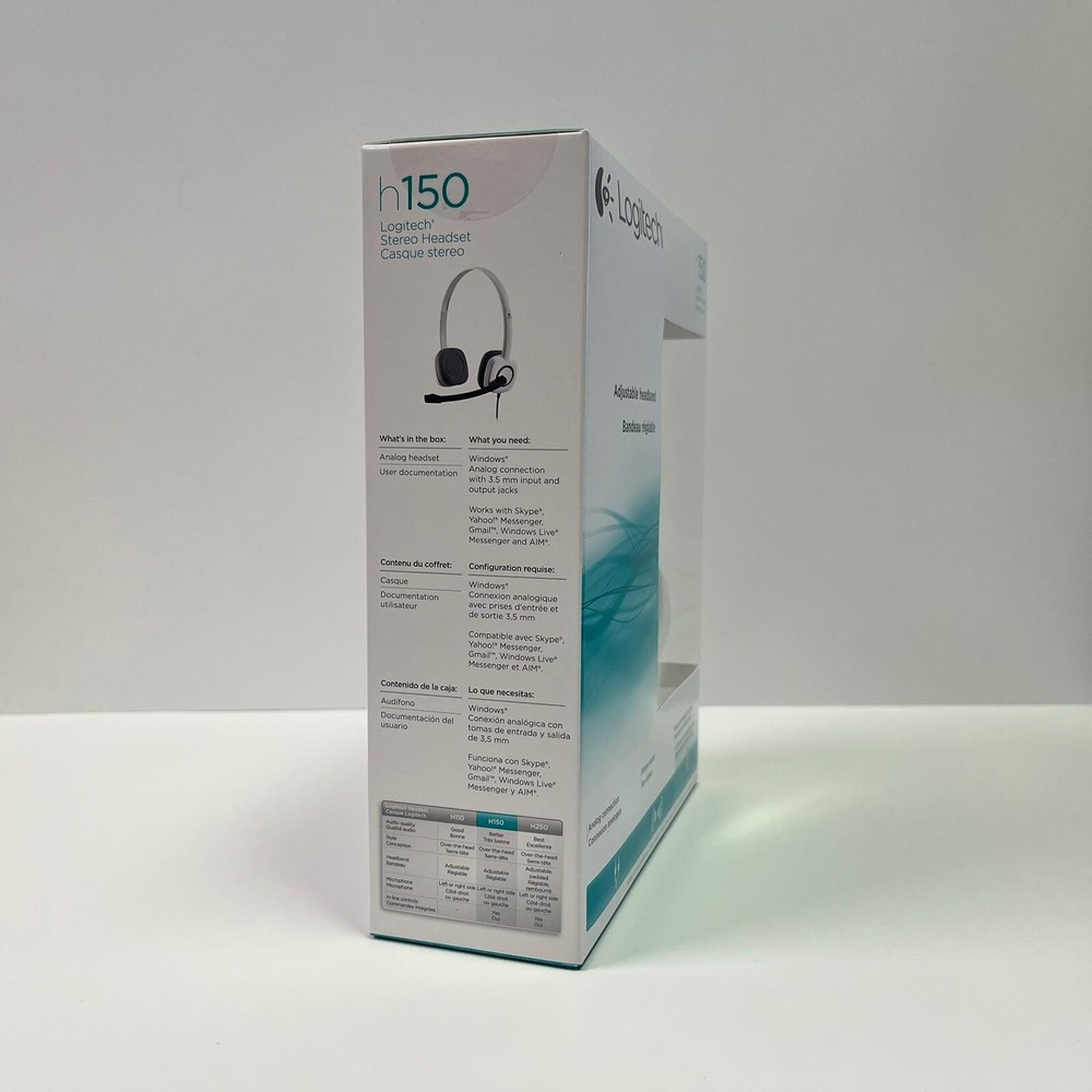 Logitech Stereo Headset H150 - Cloud White