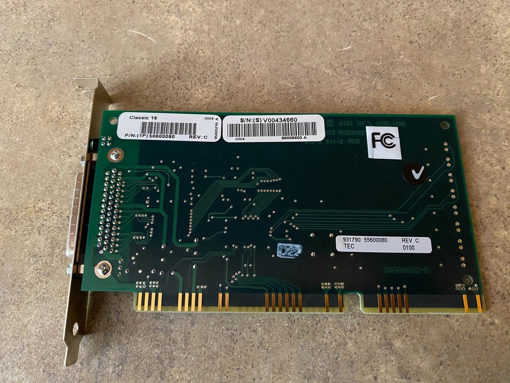DIGI 50600080 CLASSIC 16 ISA ADAPTER K2-2