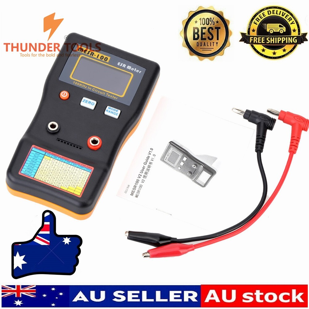 Thunder Tools MESR-100 ESR Capacitance Ohm Meter Professional Measuring