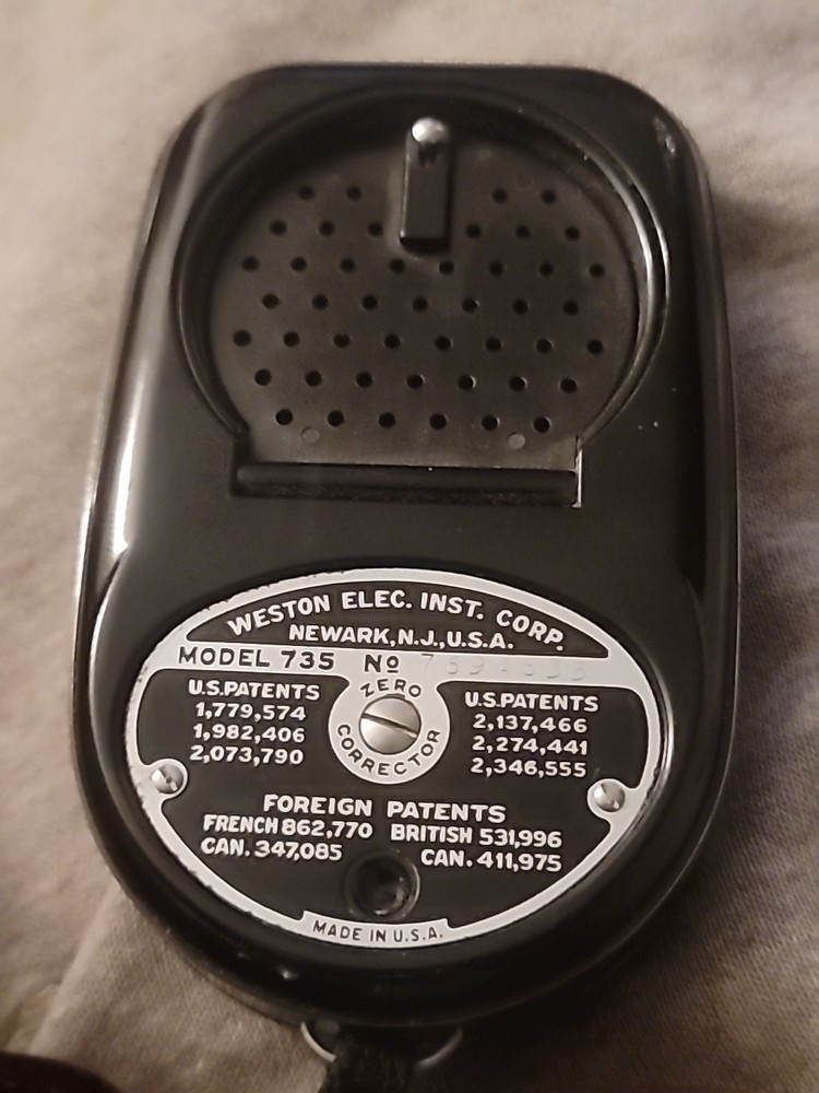 Weston Master II (Model 735) Universal Exposure Meter-Working