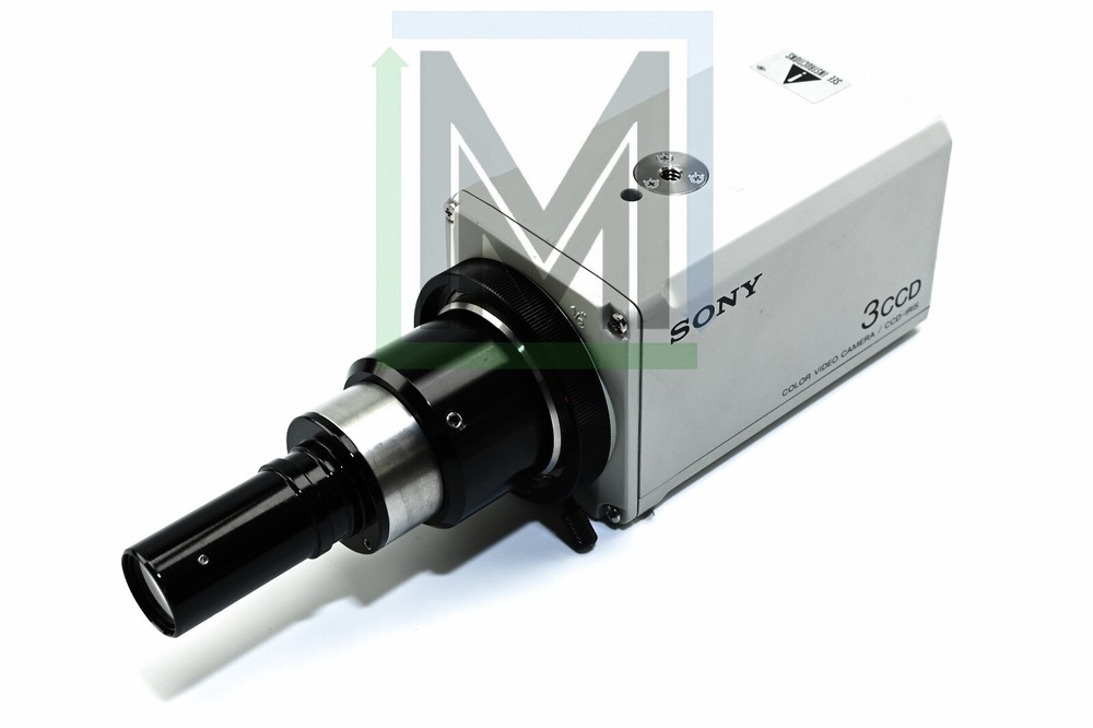 SONY DXC-960MD 3CCD THREE-CCD IRIS COLOR VIDEO MICROSCOPE CAMERA DC 12VOLT ENG12