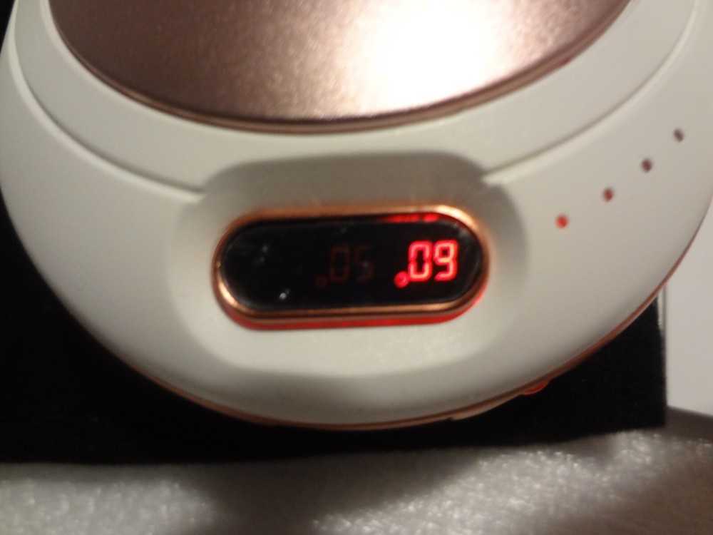 Hand Warmer Flashlight Massager, Rechargeable with USB or Micro USB(not included