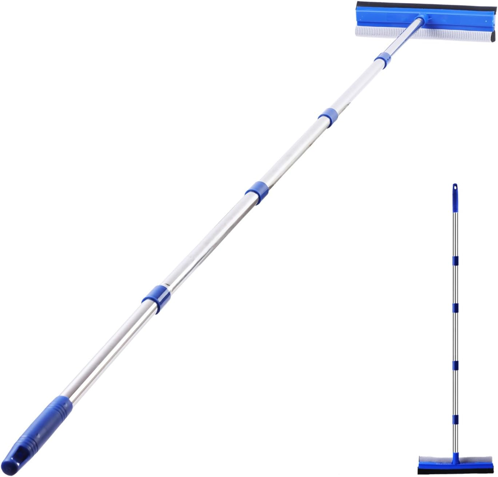 72" Window Squeegee for Window Cleaning - Long Handle Window
