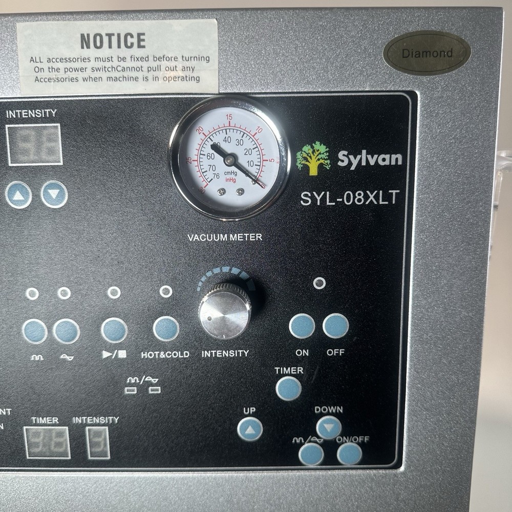 Sylvan Diamond Microdermabrasion 4 Function Unit Model SYL-08XLT Main Unit Only