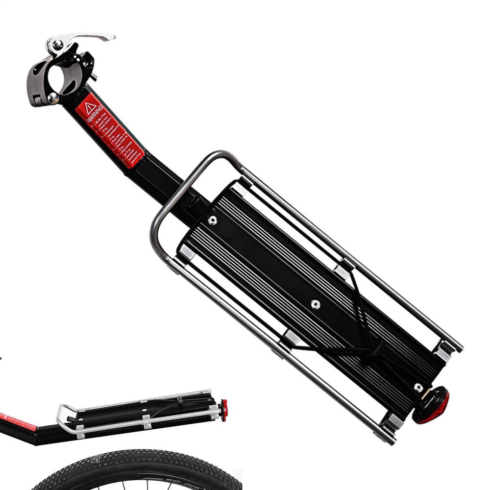 Quick Release Rear Rack | Bike Cargo Rack With Light Universal Adjustable Rack