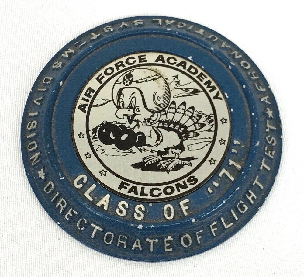 1971 US Air Force Academy Class Cast Aluminum Emblem