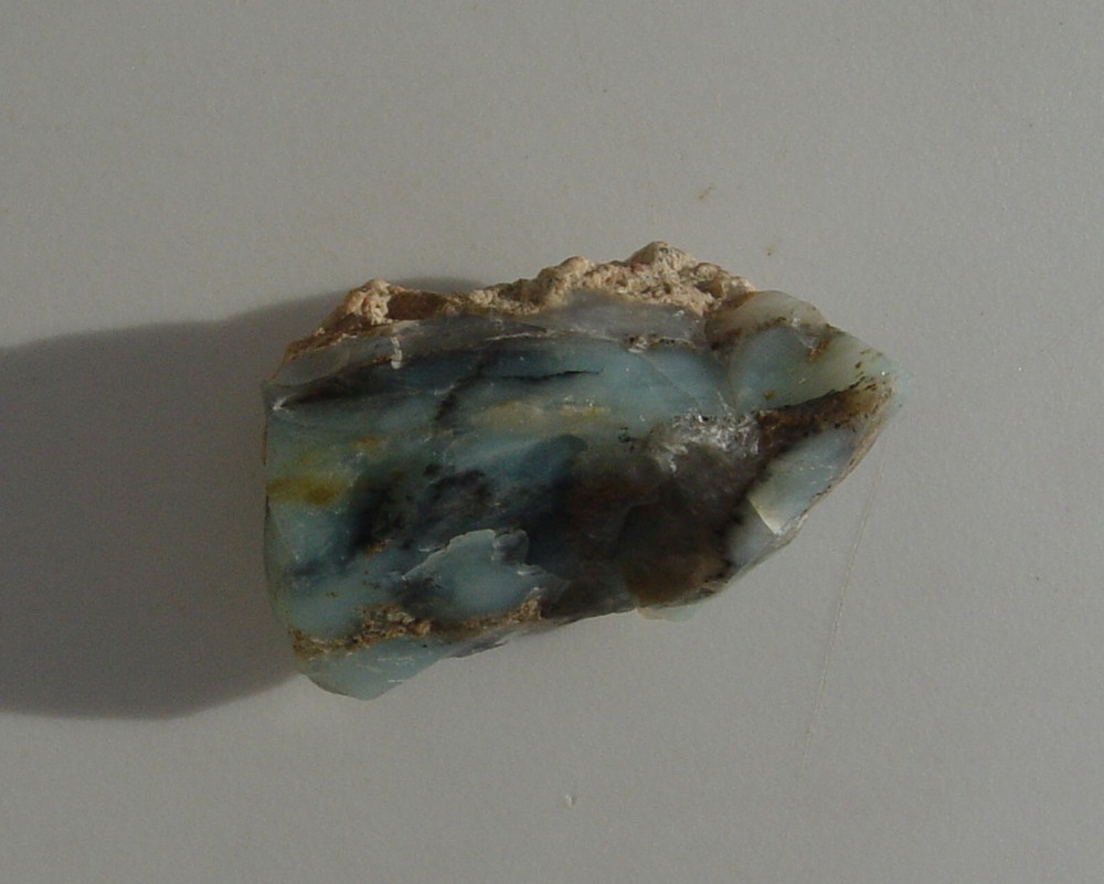 Andean Blue Dendritic Opal Rough T1184