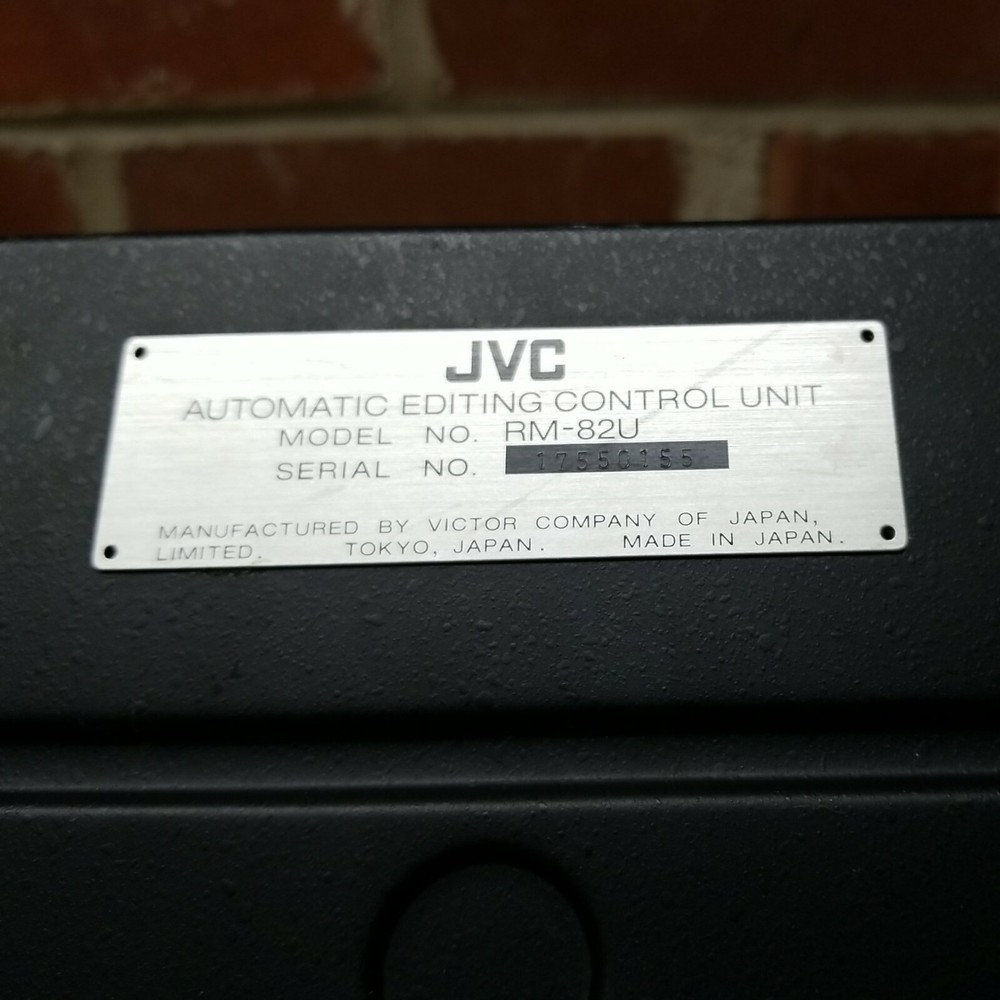 RARE JVC Automatic Editing Control Unit RM-82U