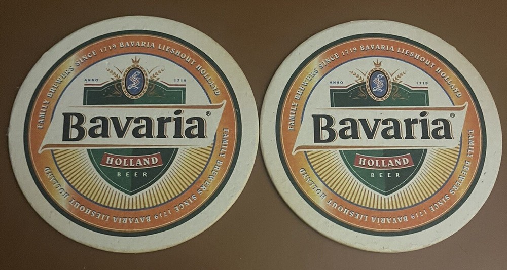 Bavaria Hollande 2x Beer Coasters