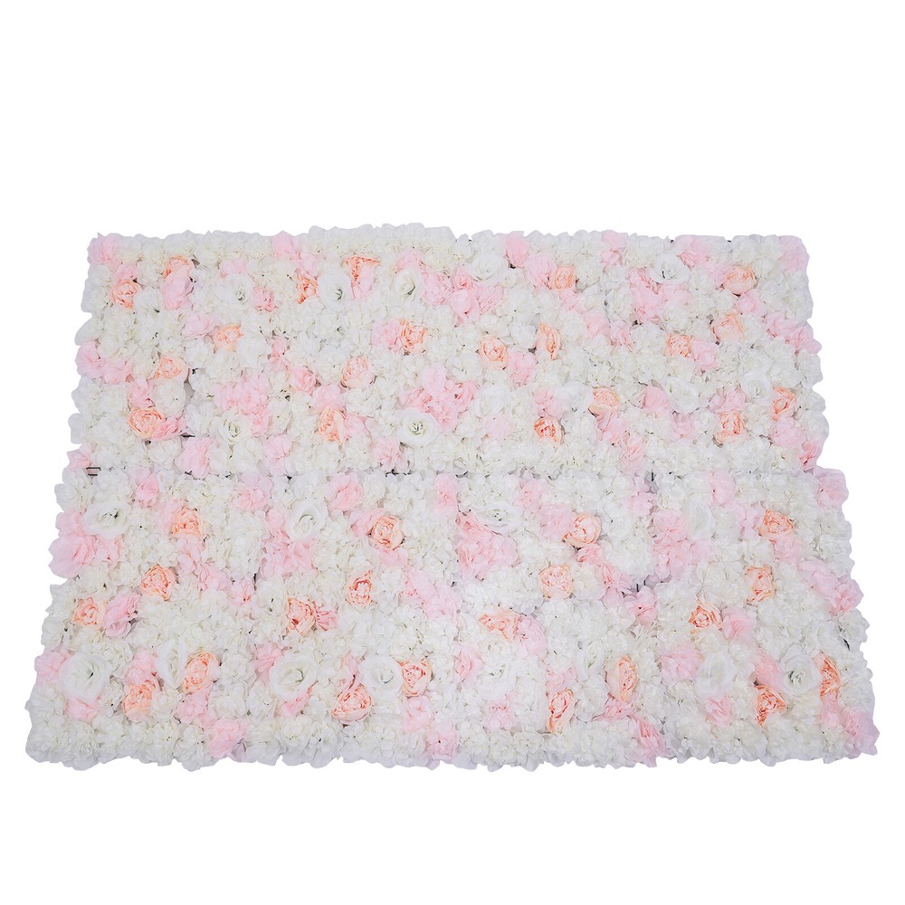 20pcs Artificial Flower Wall Panel Wedding Backdrop Decoration 16''x24'' NEW