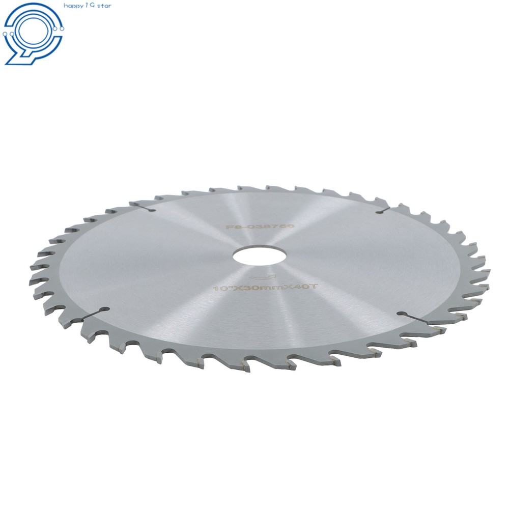 Professional 10"×30mm×40T TCT Saw Blade - Multi-Purpose Cutting Tool, Silver