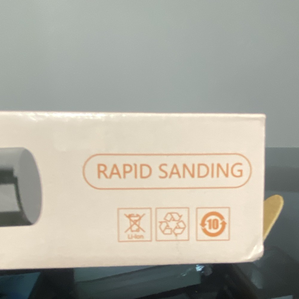 LEFUGO Electric Knife Sharpener Rapid Sanding Easy Sharpening Orange Black