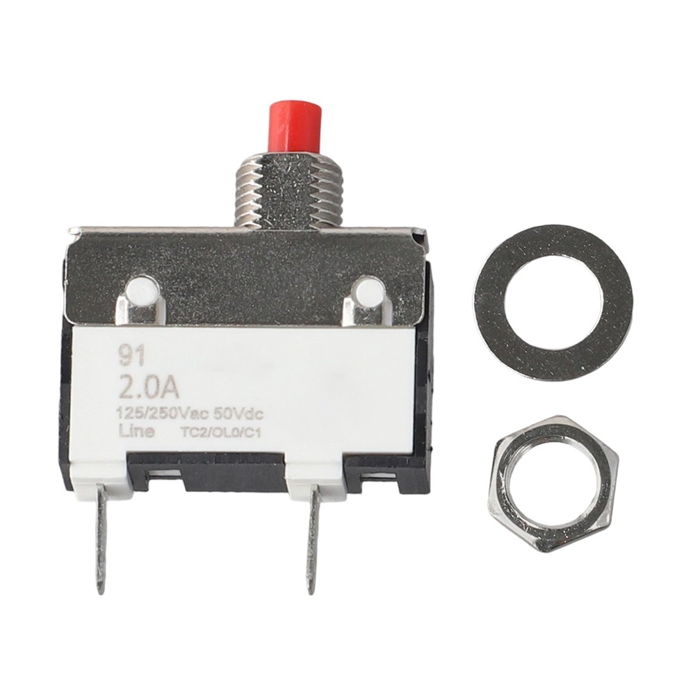 2A Manual Reset Thermal Switch for Overcurrent Protection in DC Circuits
