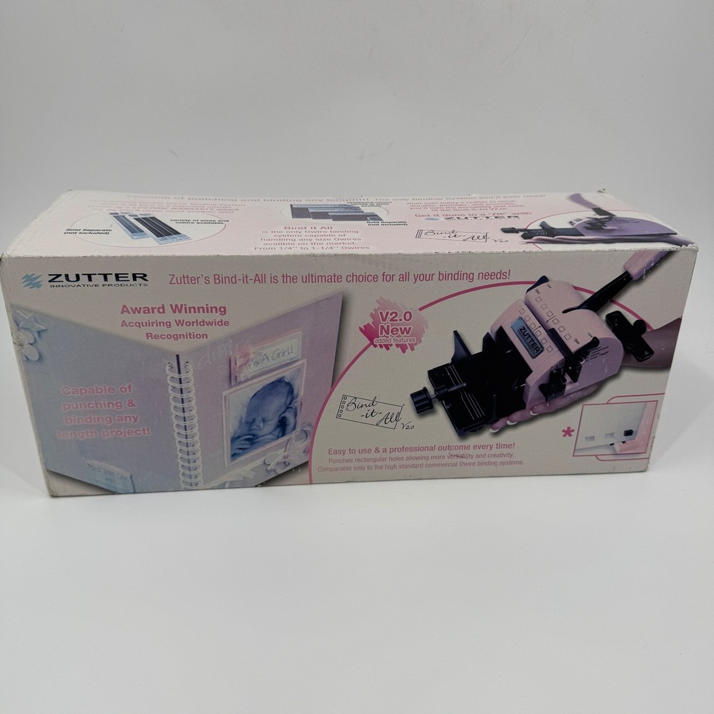 Zutter Bind It All Version 2.0 Original Wire Binding System + Wires Bundle