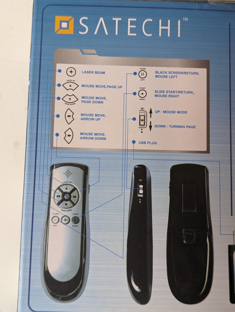 Bluetooth Wireless Presenter Pro Pointer Remote Control SP-400