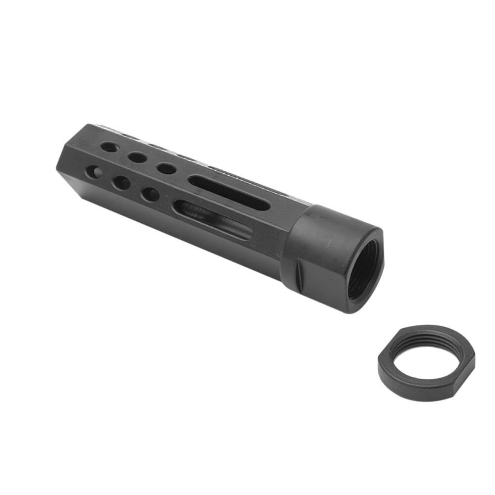 Steel 5/8x24 Linear Compensator .300 7.62 6.5 Muzzle Brake Muzzle Device