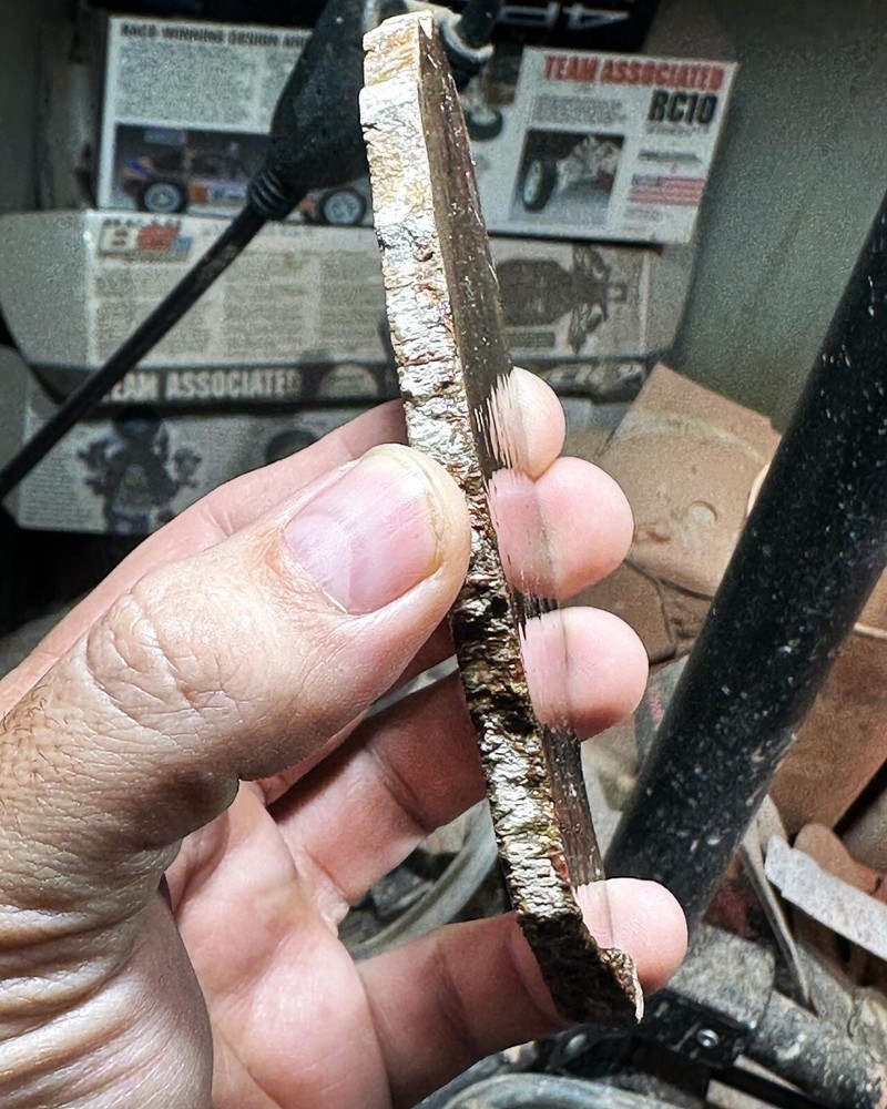 Dinosaur bone rough **hxtled slab.