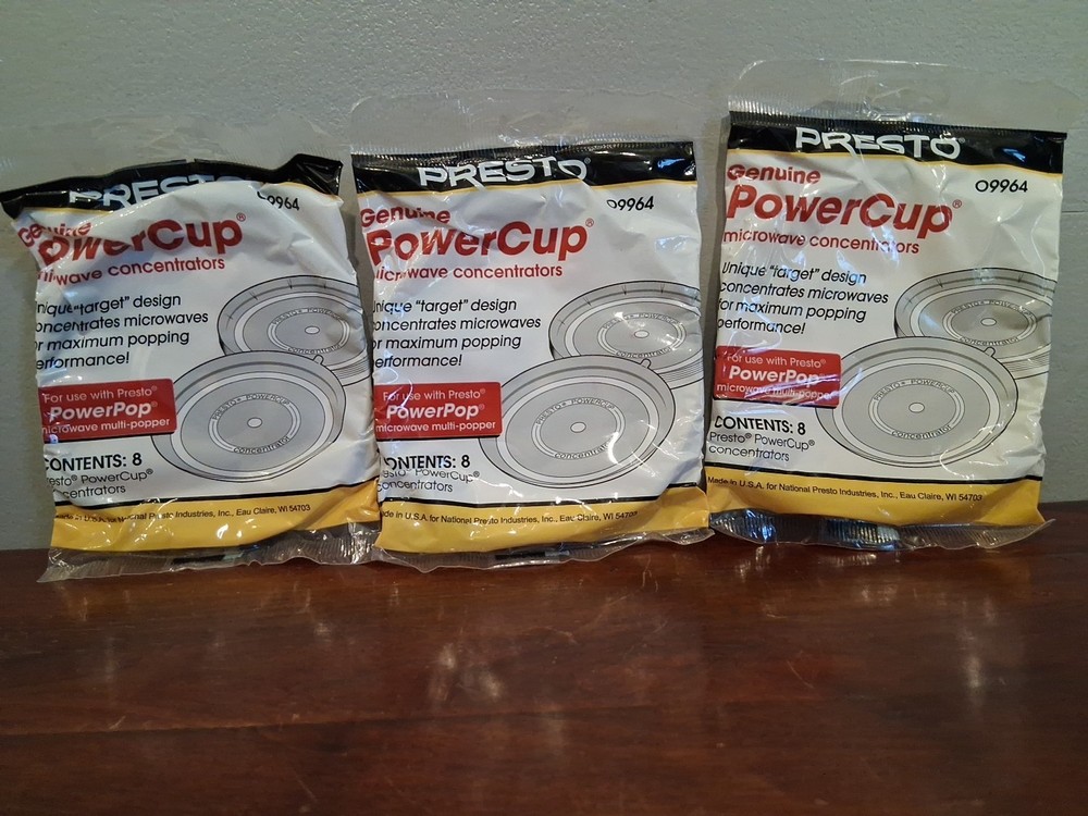 Presto 09964 Microwave Power Pop Powercup Popcorn Concentrator Cup - 24 Pack