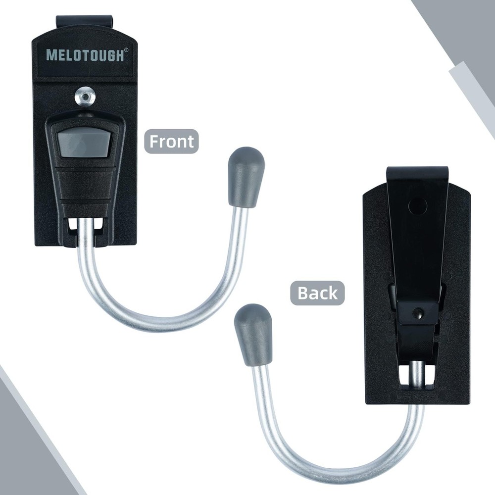 Tool Belt Hook Tool Holster Cordless Drill Holster Hook (Grey 2pcs)