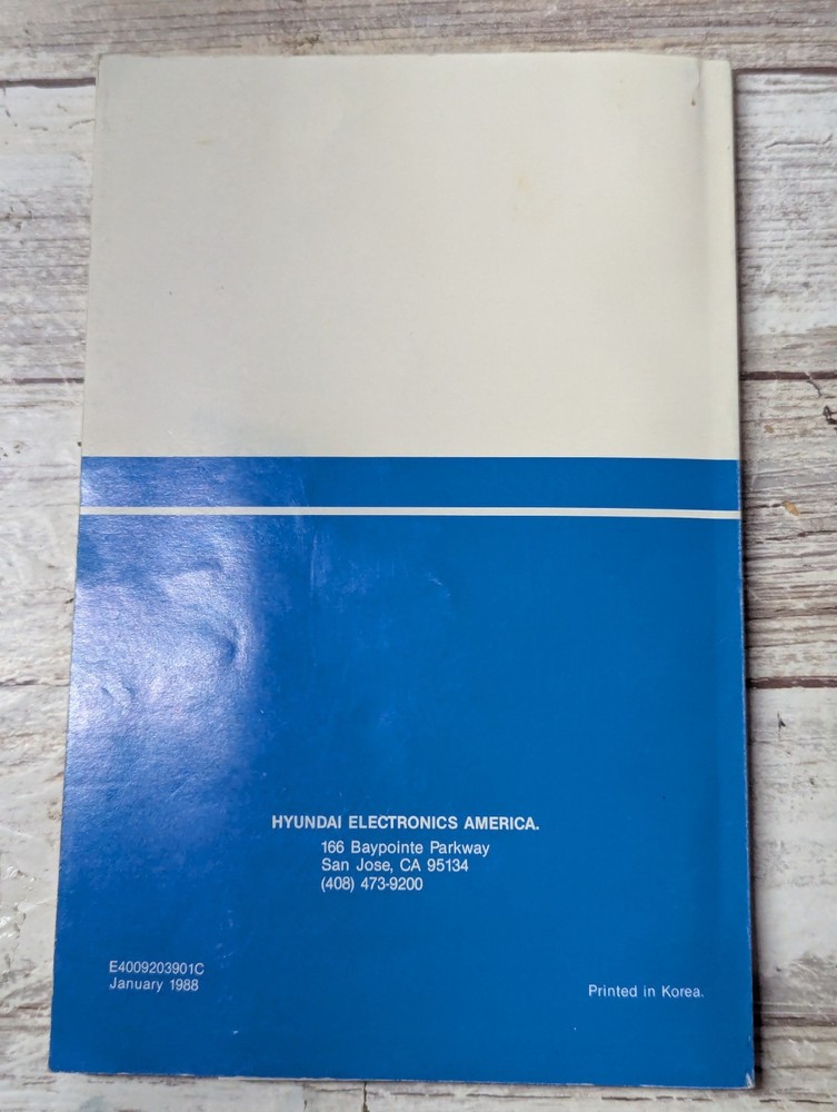 Vintage Computer Book Manual 1980's Super -286CUser's Guide Small Form Factor PC