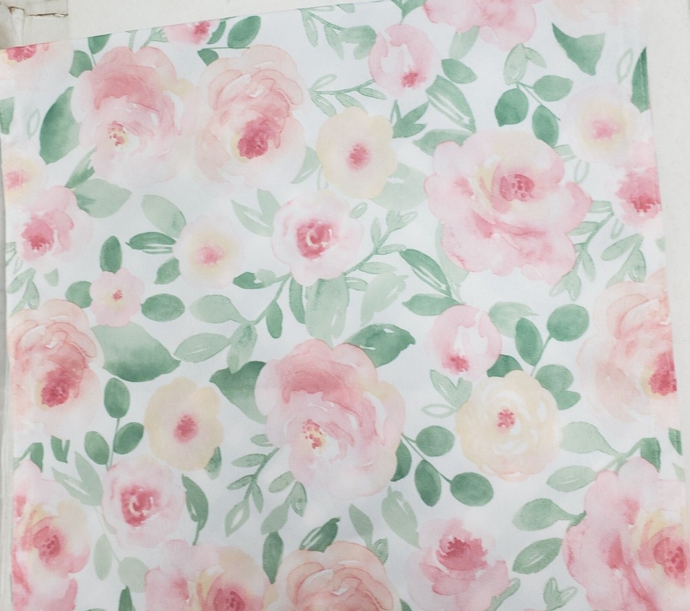 1 Fabric Printed Reversible Kitchen Table Runner (13"x72") MULTICOLOR FLOWERS,HL